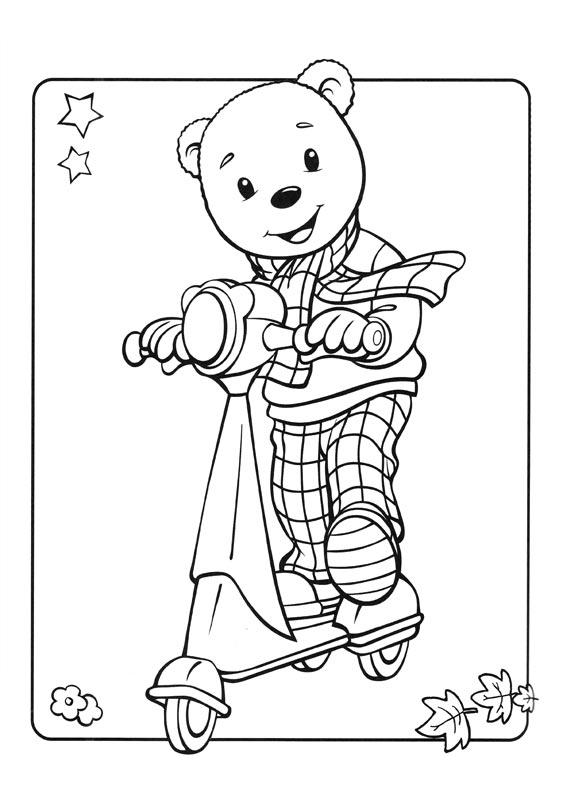 Miś Rupert kolorowanki